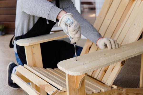 Patio Chair Assembly in Sandy