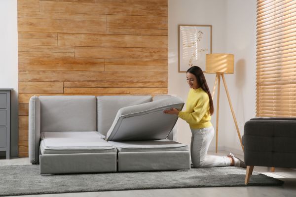 Convertible Bed Assembly in Sandy