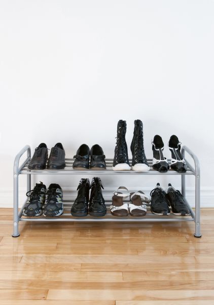 Shoe Rack Assembly in Sandy
